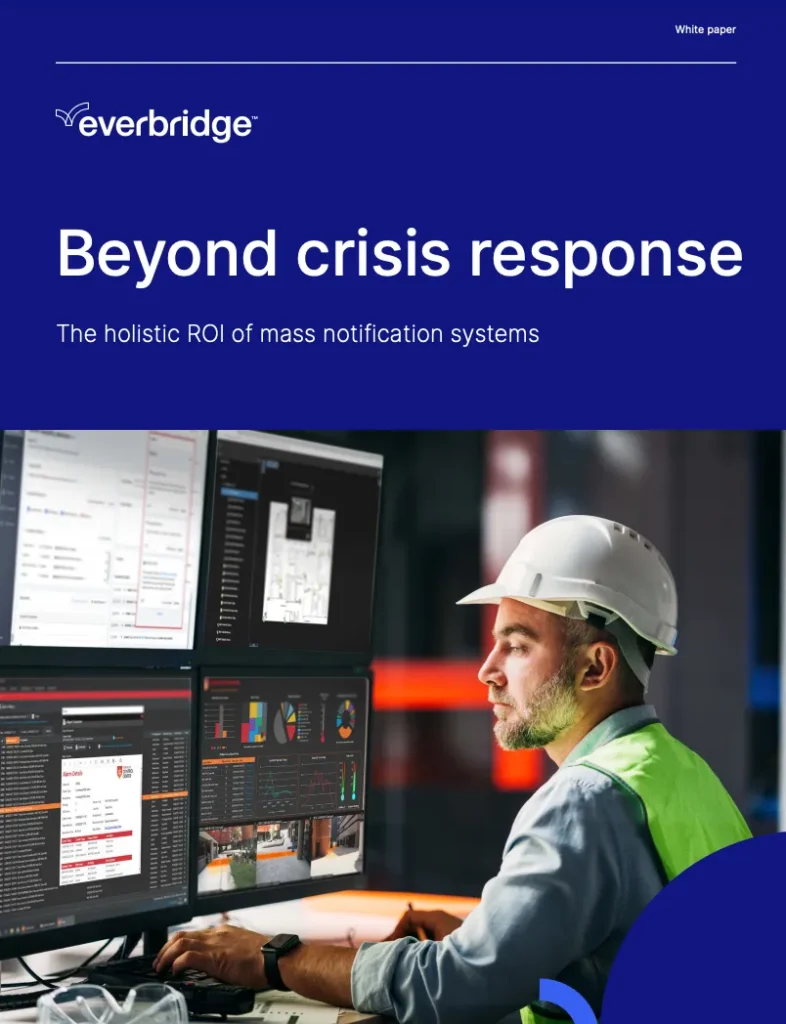 The holistic ROI of mass notification systems