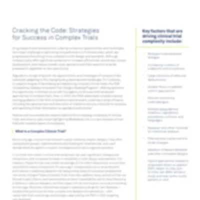 Cracking the Code: Strategies for Success in Complex Trials