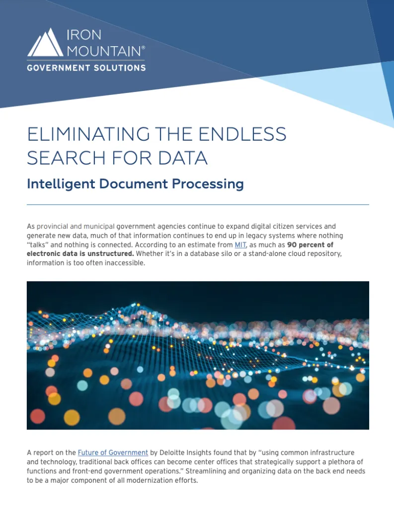 Eliminating the endless search for data - Intelligent Data Processing