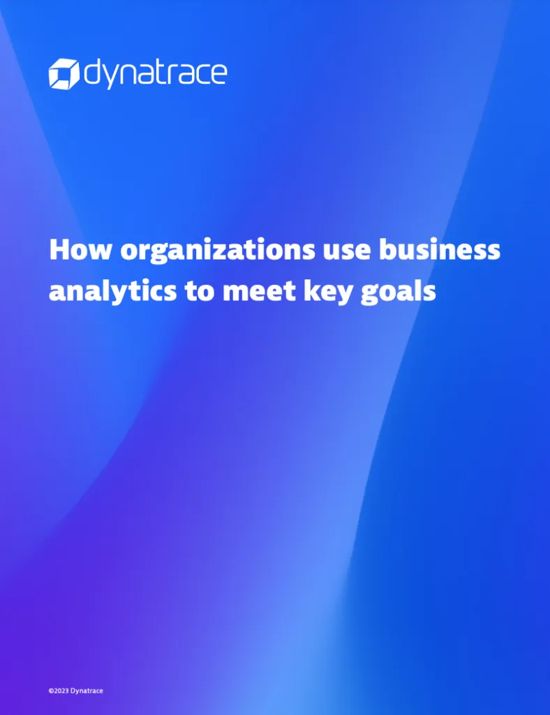 How organizations use business analytics to meet key goals