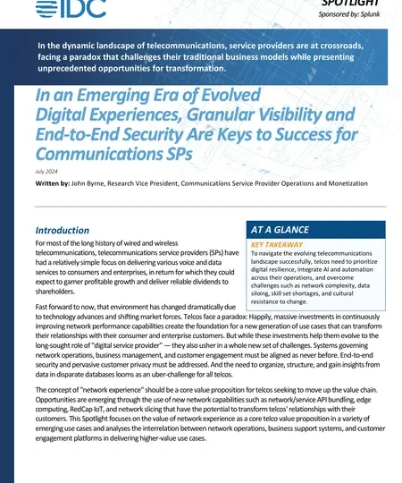 Granular Visibility and End-to-End Security Are Keys to Success for Communications SPs