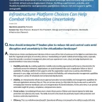 Infrastructure Platform Choices Can Help Combat Virtualization Uncertainty