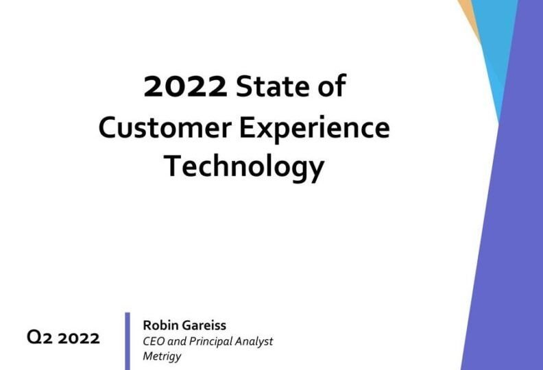 2022 State of Customer Experience Technology