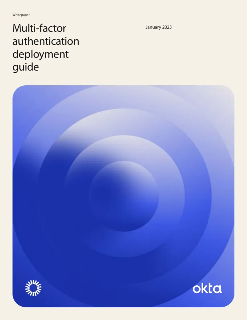 Multi-factor authentication deployment guide