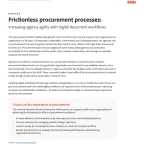 Frictionless procurement processes – Increasing agency agility with digital document workflows