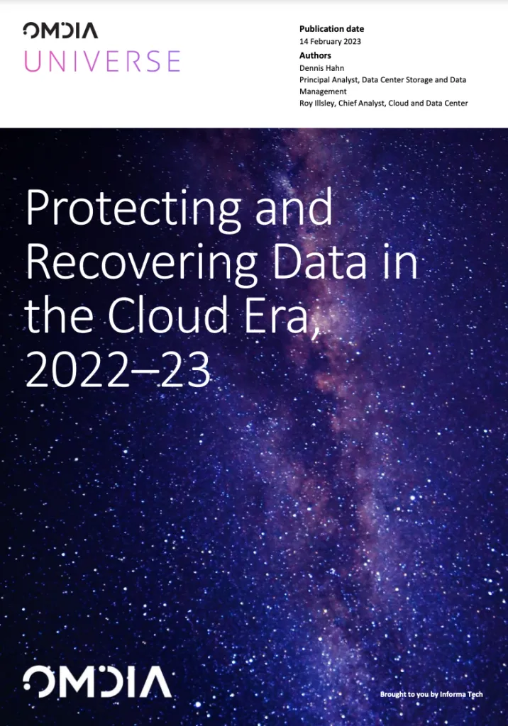 Omdia Universe: Protecting and Recovering Data in the Cloud Era