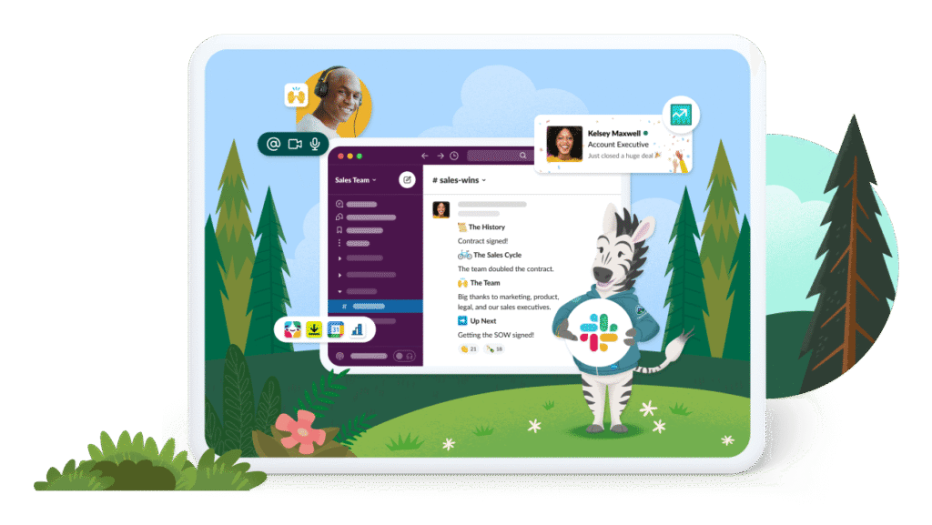 Accelerate your sales successes with Slack.