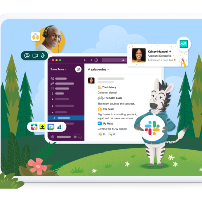 Accelerate your sales successes with Slack.