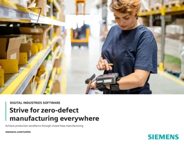 Strive for zero-defect manufacturing everywhere