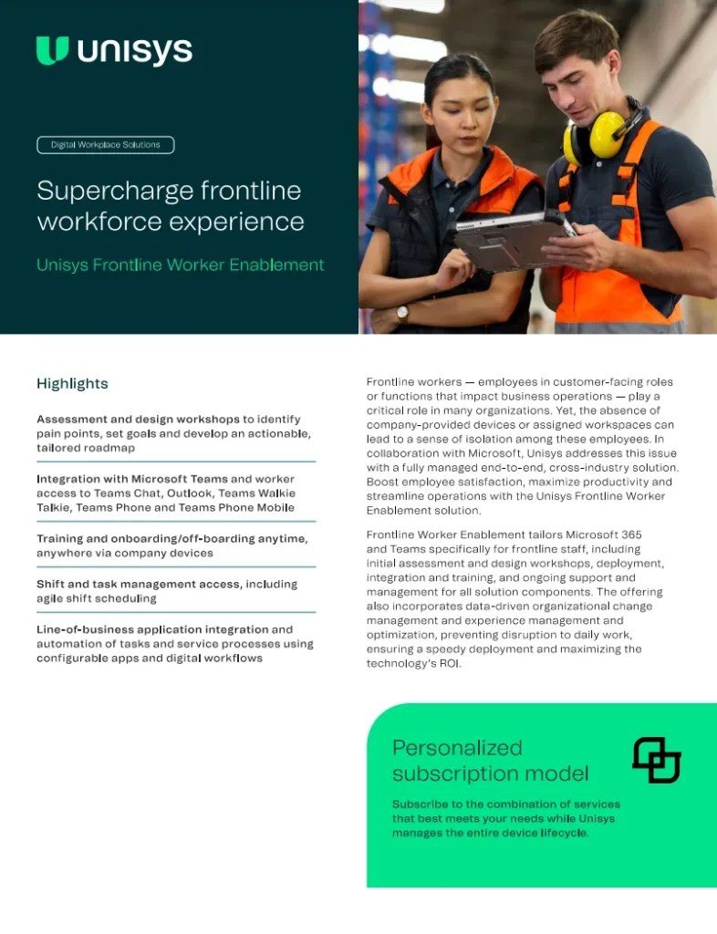 Streamline and supercharge your frontline worker experience