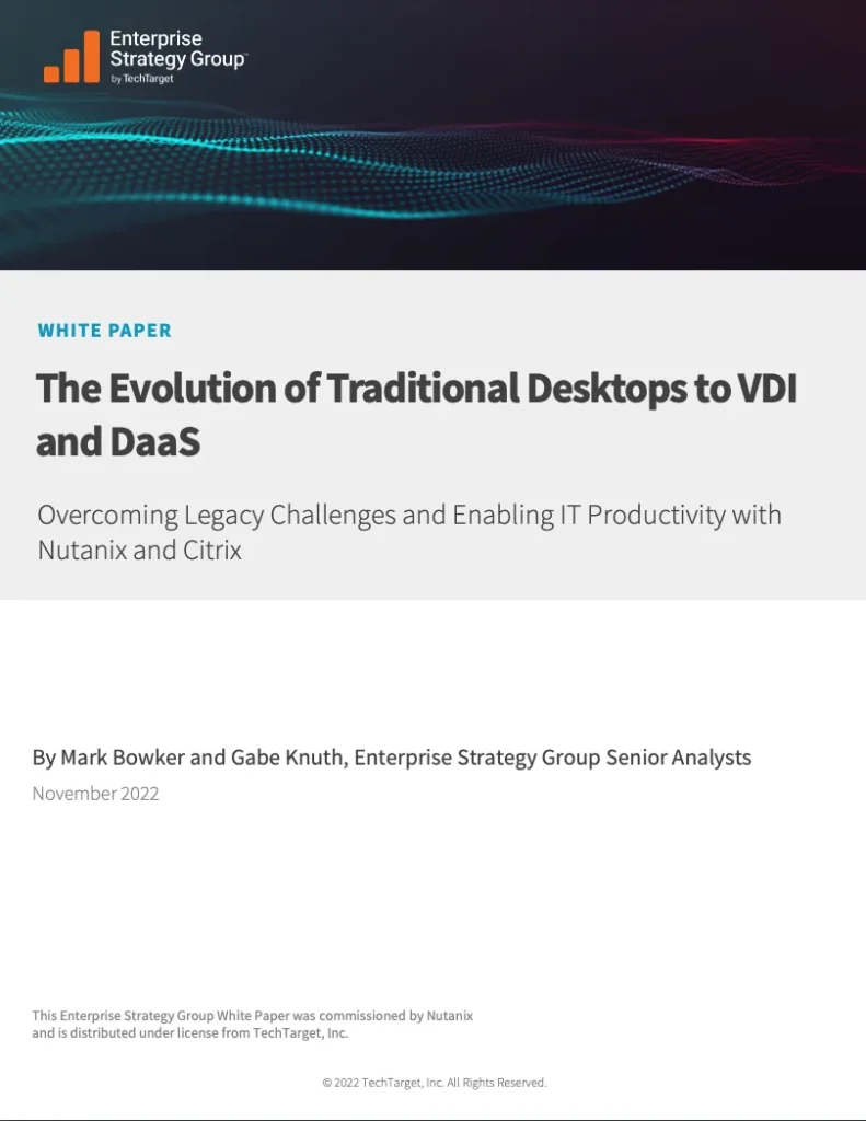 Enabling IT Productivity with Nutanix and Citrix