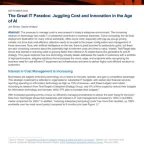 The Great IT Paradox: Juggling Cost and Innovation in the Age of AI