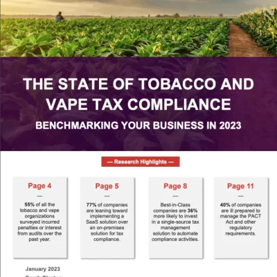 The State of Tobacco and Vape Tax Compliance