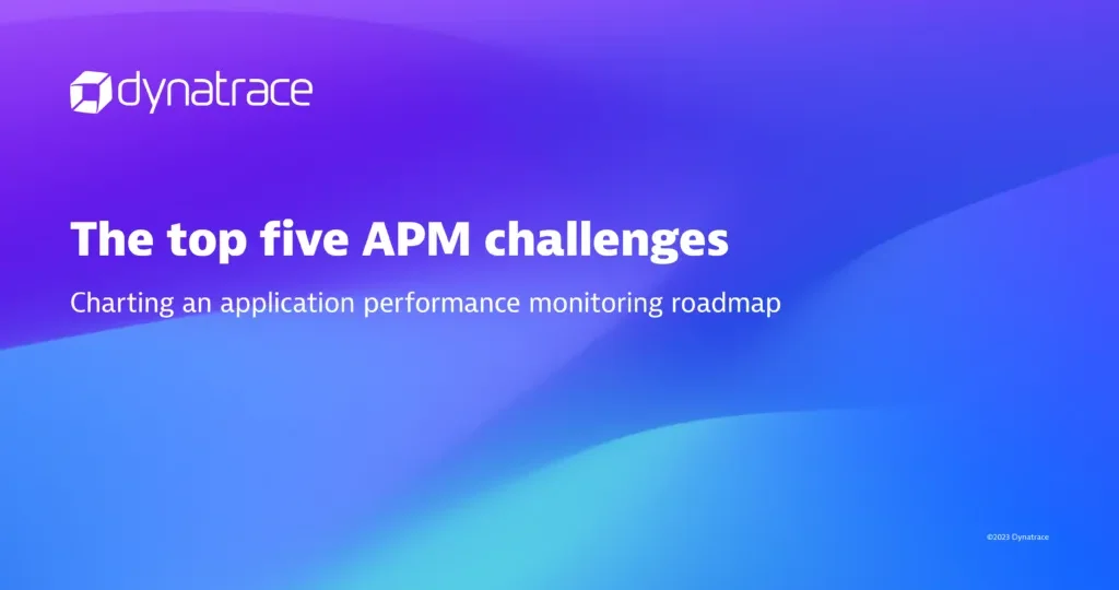 Charting an application performance monitoring roadmap