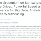 VMware Greenplum on Samsung's Gen-5 NVMe Drives