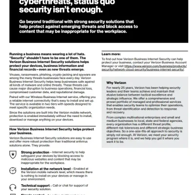 With today’s shifting cyberthreats, status quo security isn’t enough.