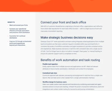 WORK AUTOMATION AND TASK ROUTING