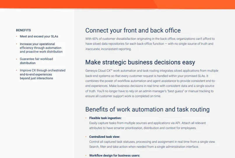 WORK AUTOMATION AND TASK ROUTING