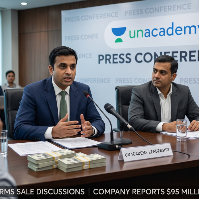 Unacademy Sells Itself While Holding $95 Million Cash